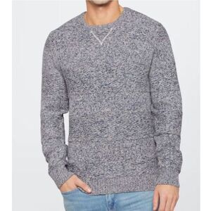 Even Tide Shaun Mixed Rope Yarn Stripe Crewneck Sweater Teal Green XXL‎ Nwt